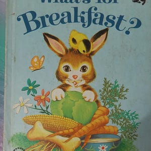 Vintage 1950 Co na śniadanie? Oprawa twarda autorstwa Irma Wilde Bunny