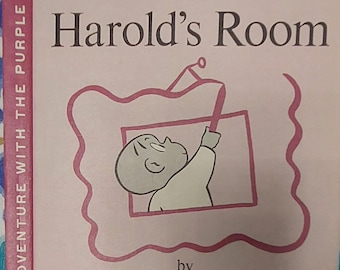 A Picture For Harold&#39;s Room Another Adventure With The Purple Crayon 1960...