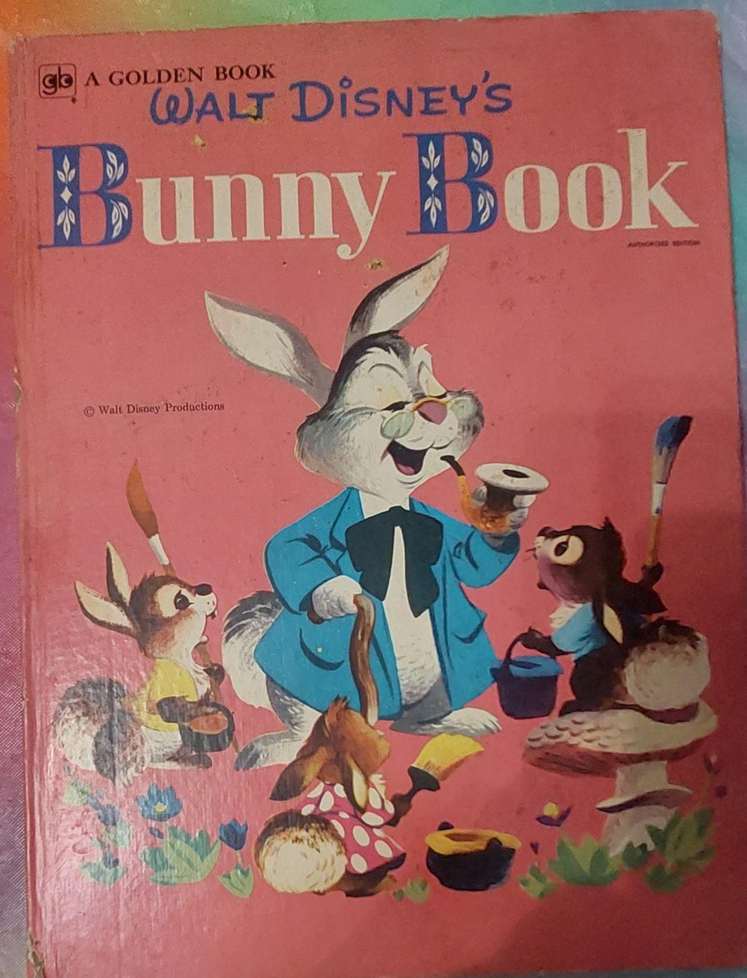 Walt Disney's Bunny Book A Big Golden Book Hardcover 2nd Printing 1972 ...