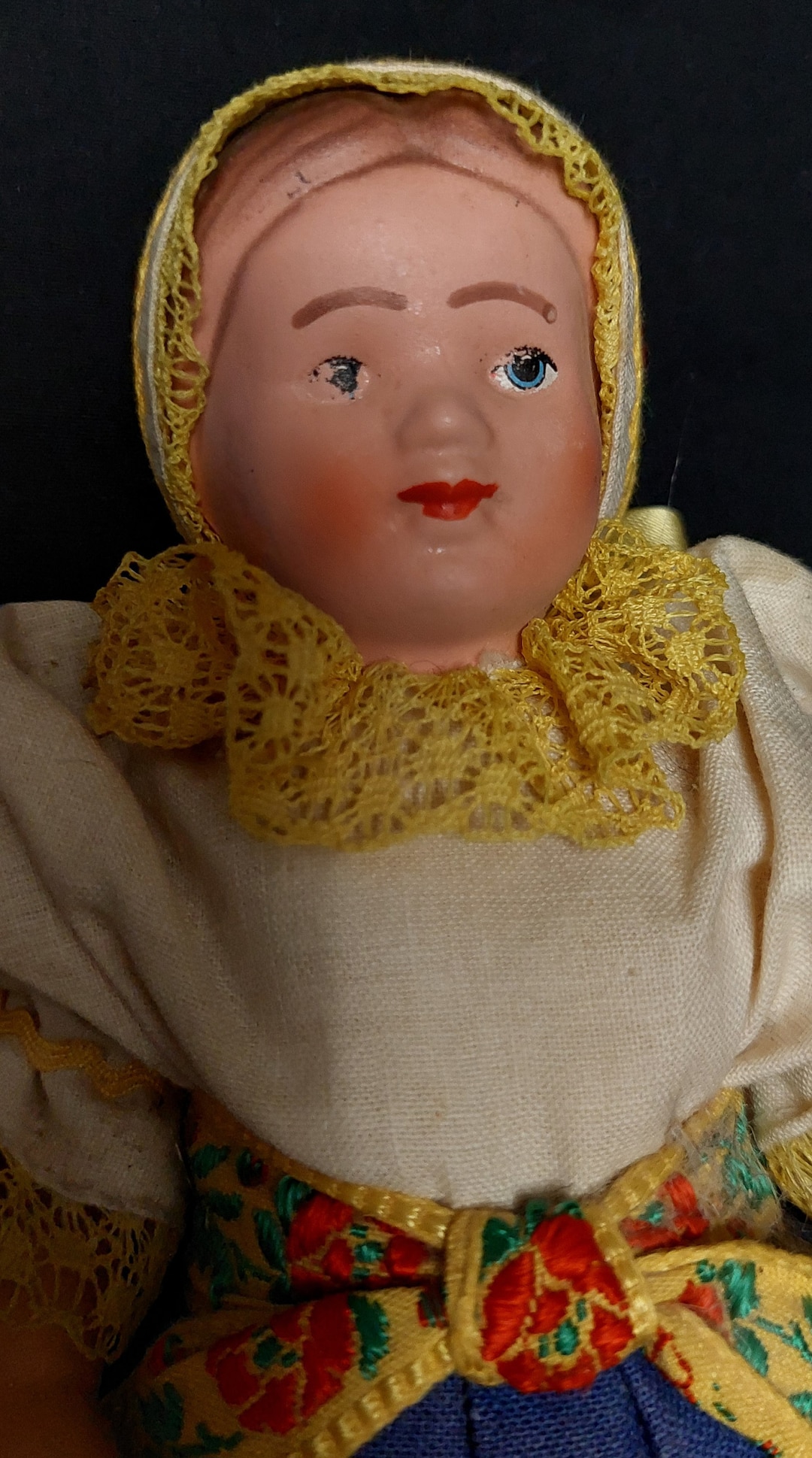 Vintage Zchech Doll in Traditional Dress - Etsy