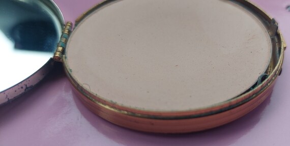 Vintage Avon Silvertone Pressed Powder Compact Mi… - image 6