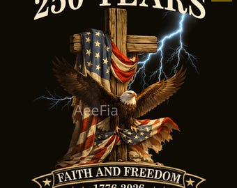 Fede Cristiana Design 4 luglio PNG Bandiera USA American Mama Retro Terra dei Liberi Floreale Femminile Ciao Western USA Estetica Vintage