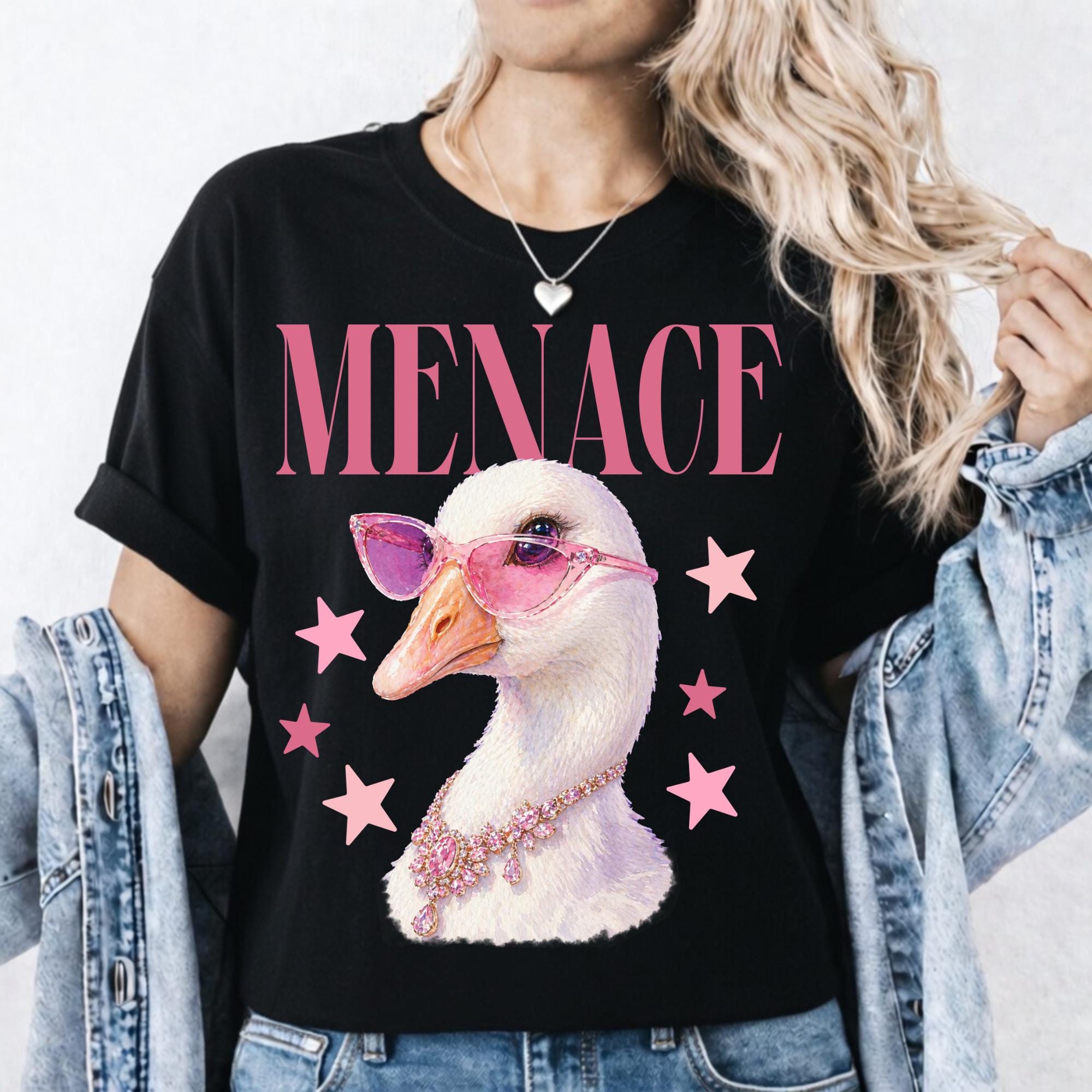 Menace Goose Png, Sassy Mama Goose Sunglasses Png, Funny Chic Fashion ...