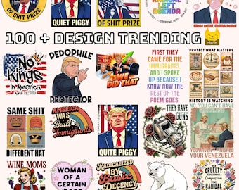 Oltre 100 immagini PNG anti-Trump, PNG di resistenza a Trump, stampe di poster di protesta contro Trump, PNG anti-repubblicani, design per magliette, file digitali scaricabili