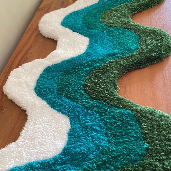 Wavy Rug Etsy