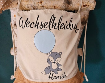 Wechselkleidung Tasche Personalisiert