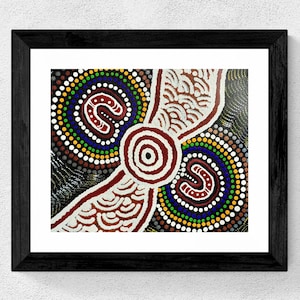 Aboriginal Dot Painting: Women Gathering, Original Art by Sharon Napanangka Butcher