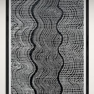 Aboriginal Snakevine Dreaming Painting: Valda Napangardi Granites Art, 96x68cm