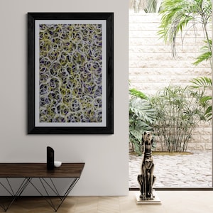 Original Aboriginal Painting: Mountain Devil Dreaming Art by Samantha Morgan (98cm x 54cm)