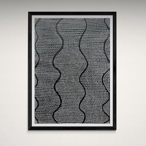 Aboriginal Snakevine Dreaming Painting: Valda Napangardi Granites Art, 96x68cm