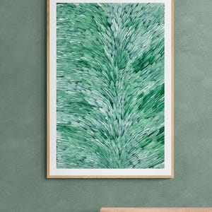 Aboriginal Bush Medicine Leaves Painting by Samantha Morgan (66cm x 43cm)