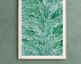 オーストラリアのアボリジニアーティストの樹皮画 先住民のオリジナル