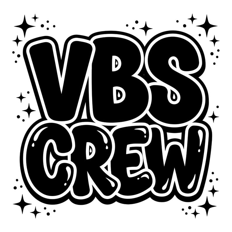 Vbs Lettering VBS Crew Svg, Vacation Bible School Pngs, Vbs Shirt Cut File, Church ...