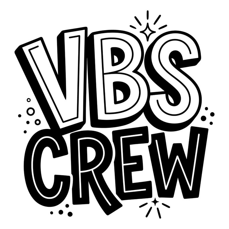 Vbs Lettering VBS Crew Svg, Vacation Bible School Svg, Church Camp Svg, VBS Shirt Svg ...