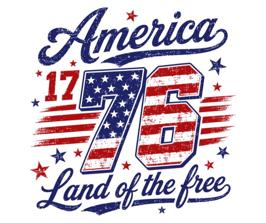1776 2026 America Land of the Free SVG PNG, 250 Years Patriotic ...