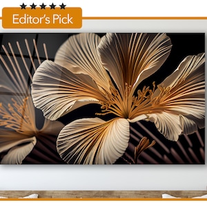Nature Elegance in a Multi Colored Flower Luxurious Floral -Glass Wall Art -Housewarming Gift- Interior Design Ideas- Home&Office Decoration