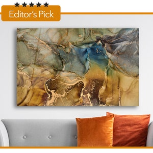Glass Wall Art - Abstract Colorful Background - House Warming Gift - Interior Design Ideas - Wall Hangings - Home & Office Decoration