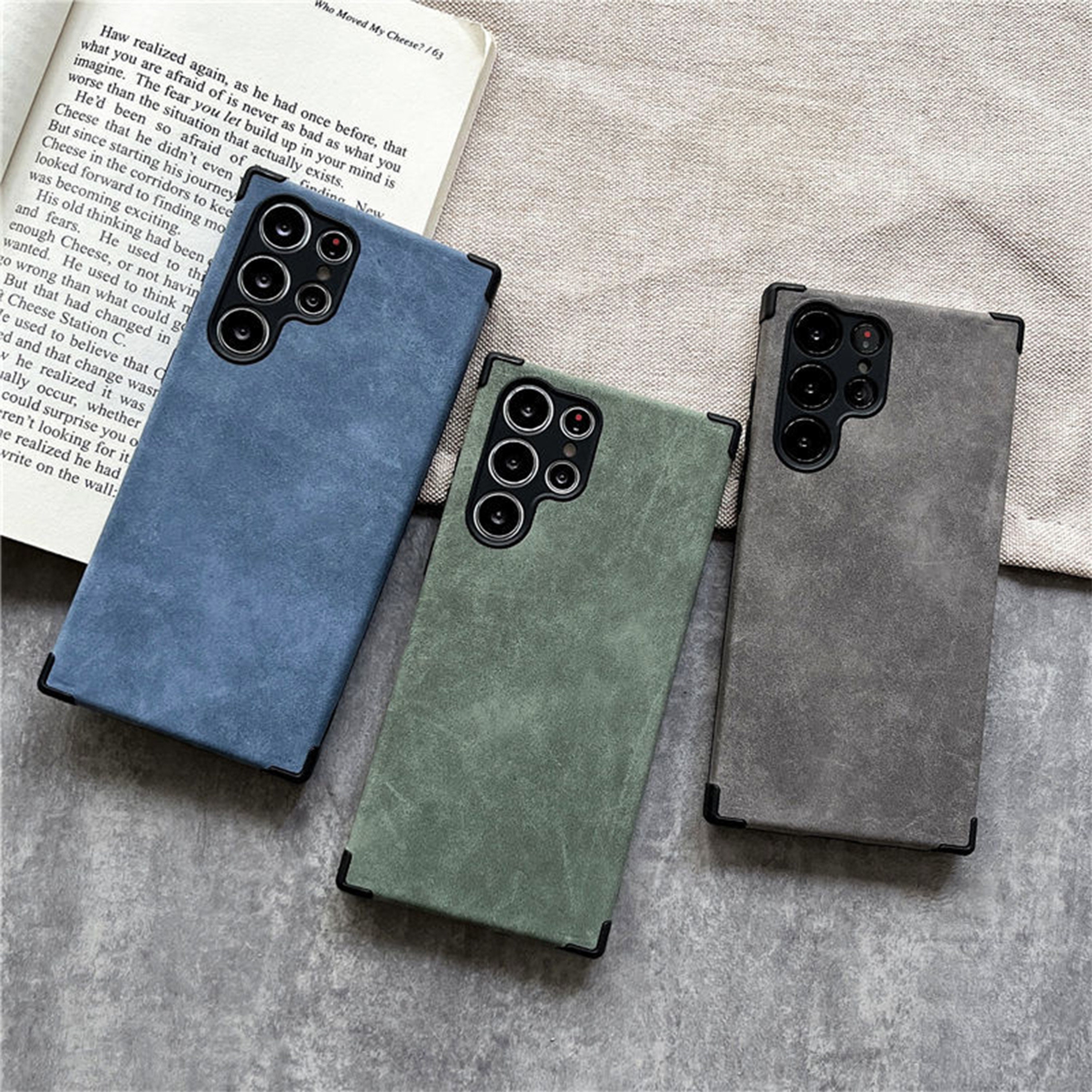 Minimalist Plain Leather for Samsung Galaxy S23 Ultra Case S23 - Etsy