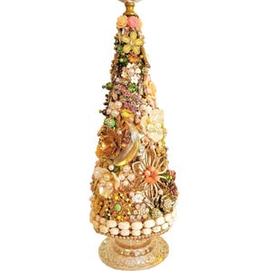 Custom Created Jeweled Floral  Tree