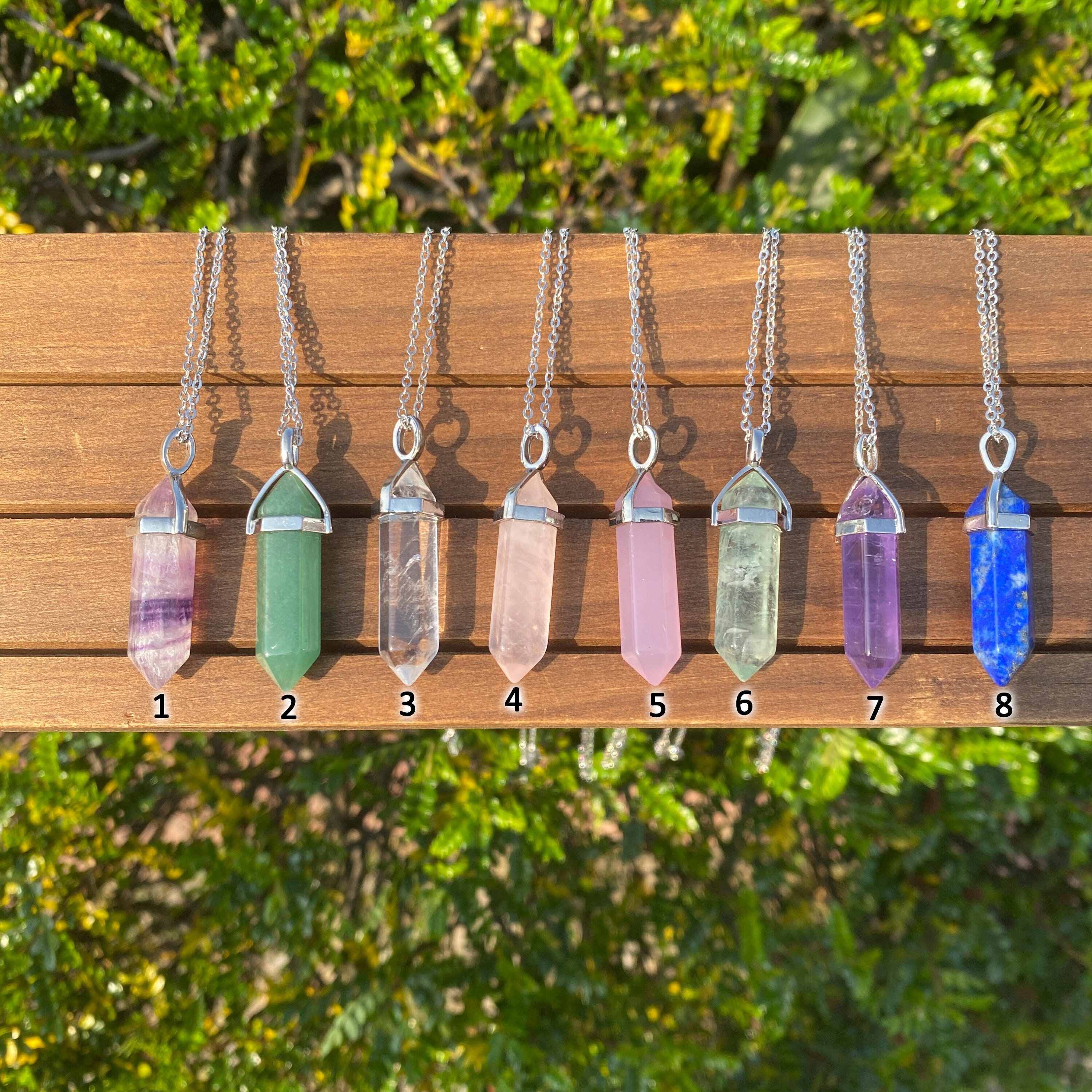 Etsy 2024 crystal necklace