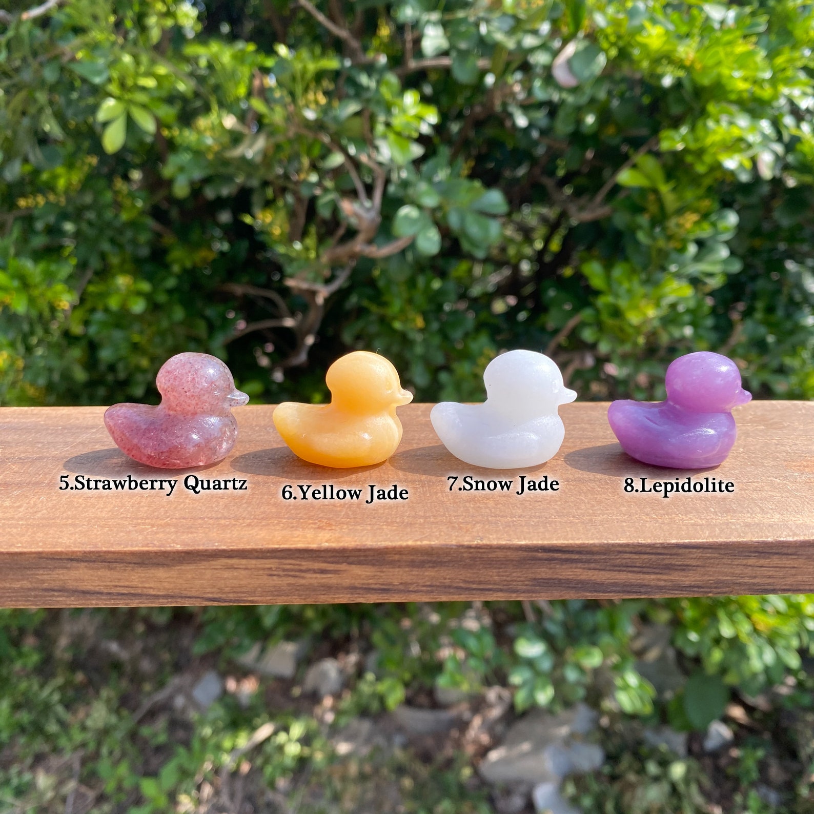 16 Kinds of Mini Crystal Duck Carving Carved Gemstone Duck Etsy UK