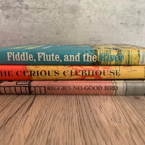 Vintage 1967 Weekly Reader Books | Set of 3 Kids Hardcovers | Retro Children&#39;s Room Decor