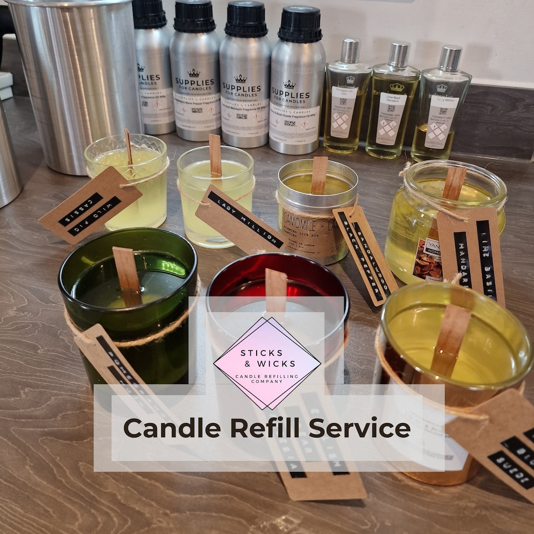 Candle Refilling Service Refillable Candles Sustainable and Affordable