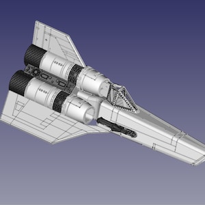 bsg viper 3.75&quot; figure toy ship