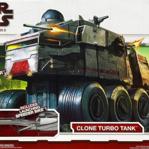 Clone turbo tank Kenner hasbro toy repro parts