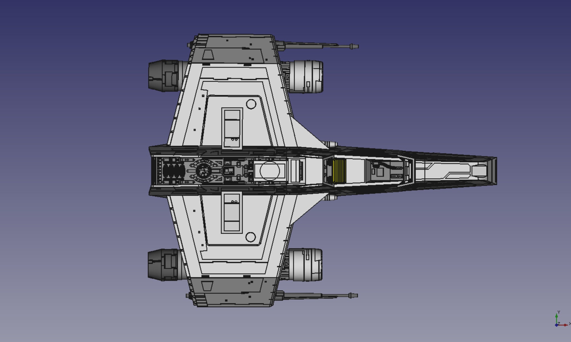 Ewing Ahsoka Version Starfighter 3.75 Figure Toy Ship Etsy