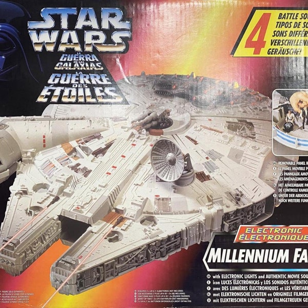 Millenium Falcon star wars Kenner hasbro toy repro parts