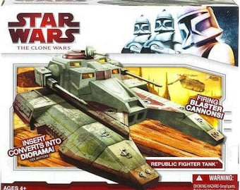 Republic fighter tank Kenner hasbro toy repro parts
