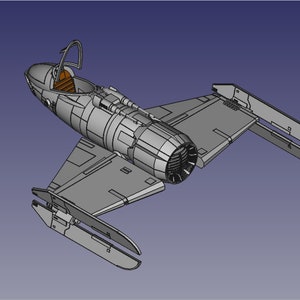 Shin Hati starfighter 3.75&quot; figure toy ship from Ahsoka