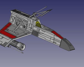 E-wing starfighter 3.75&quot; figure toy ship