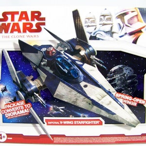 V-wing star wars Kenner hasbro toy repro parts