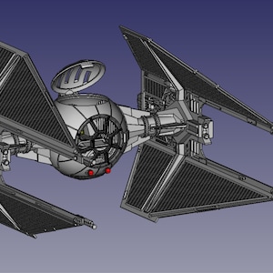 Tie Interceptor 3.75&quot; figure toy ship