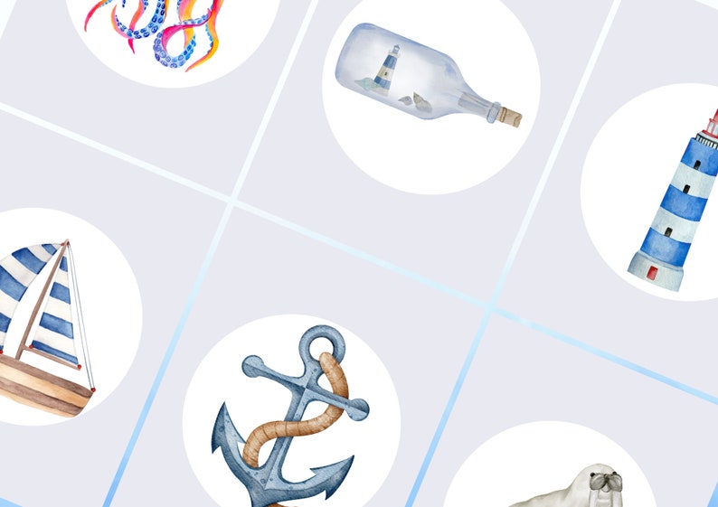 Watercolor Nautical Instagram Highlight Icons Watercolor illustrations Instagram Story Highlight Covers sea maritime Blogger Summer Icons image 3