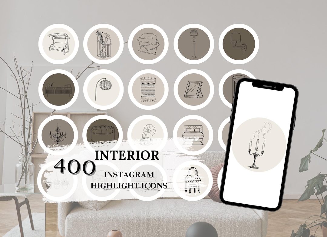 80 Home Interior Design Instagram Highlight Covers | Home Interior ...