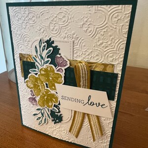 Hand stamped Card/Any Occasion Card/Blank Card