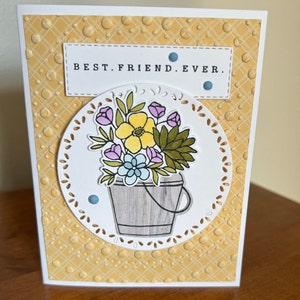 Stamped Card/Handmade Card/Blank Card/Any Occasion Card