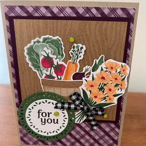 Stamped Any Occasion Card/Blank Card/Handmade Card