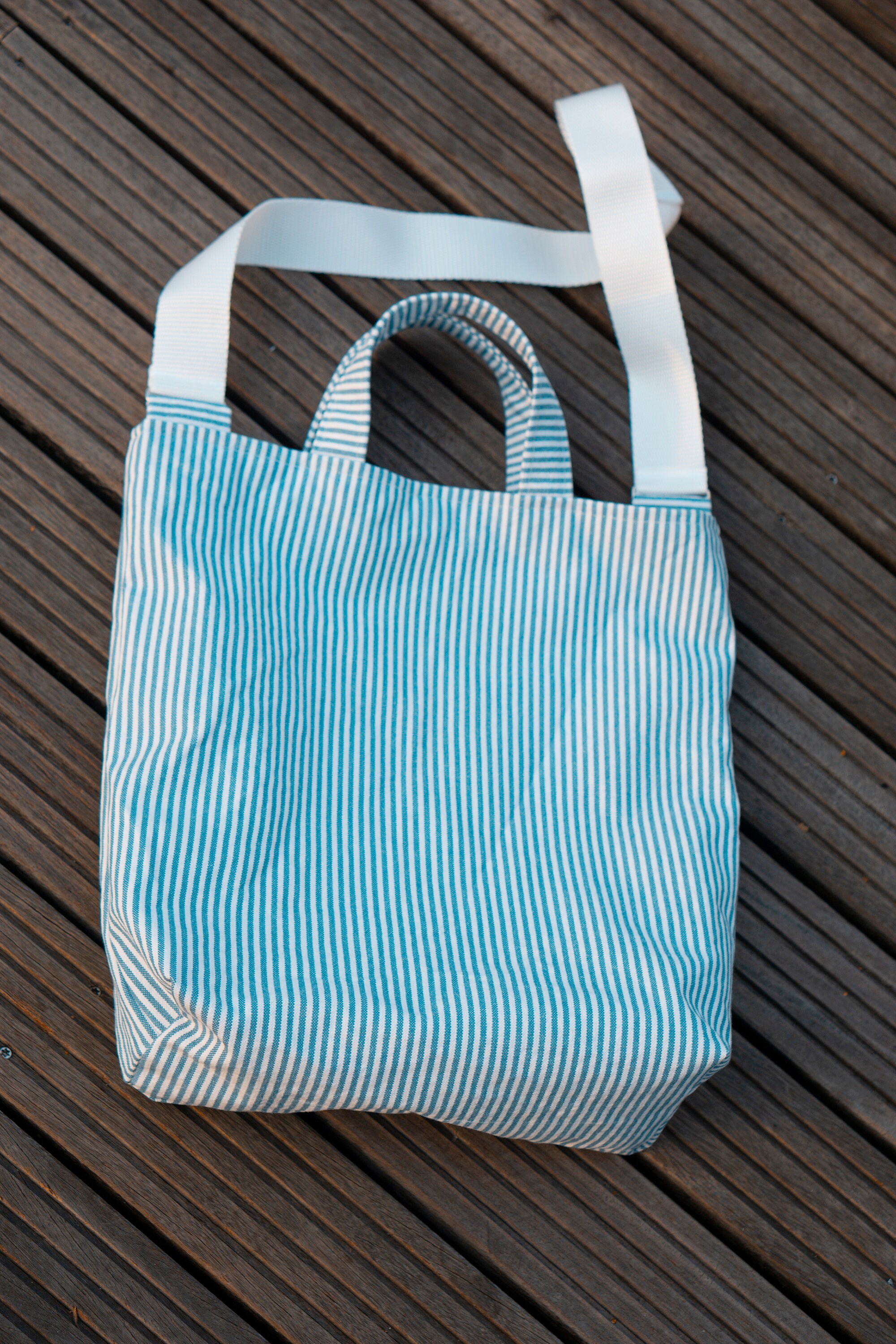Easy Shopping Bag Sewing PDF Pattern With Step-by-step Tutorial Video ...