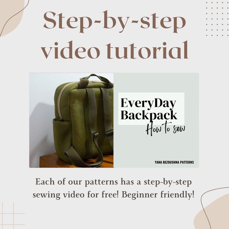 Luggage Pattern Travel Backpack Pattern and Tutorial, Carry-on Luggage, Cabin Luggage ...