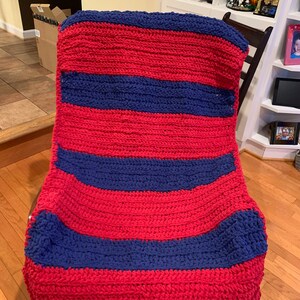 Custom Pattern Blanket: Your Choice of Colors