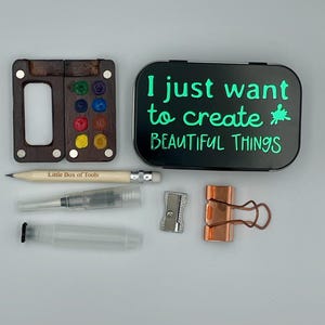 Travel Watercolor Sketching Kit: Pocket Art Studio Tin - Beautiful Things