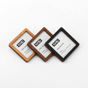 Étiquettes de prix en bois - supports carrés en bois pour votre prix pour les cafés, magasins et boutiques. Présentoir de prix pour les marchés. Prix sur table 12 pcs