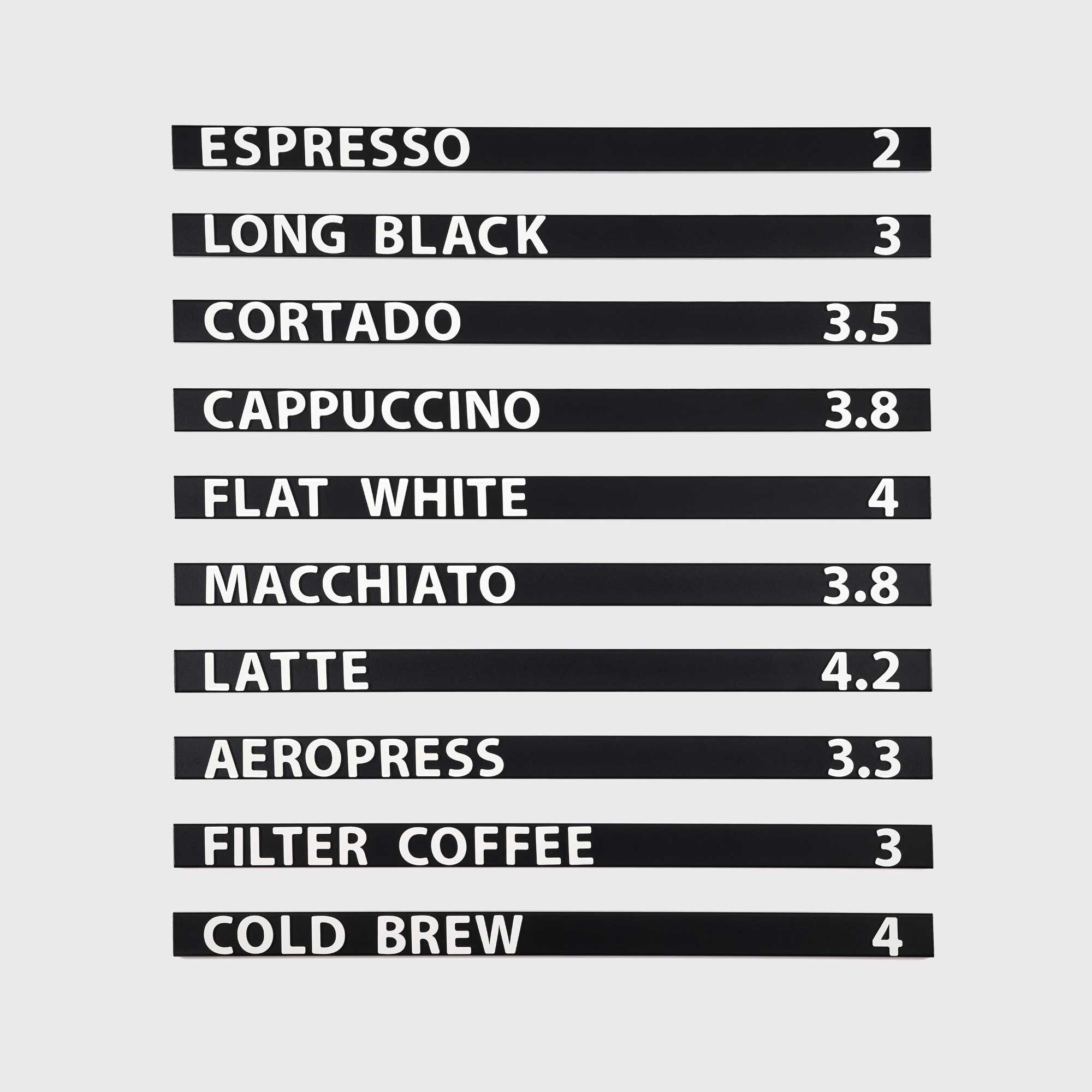 Metal Menu Card Magnetic Menu Board Kit for Cafes & Restaurants – Customizable Metal ...