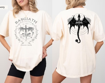 Comfort Colors® T-shirt, World Famous Dragon Riders Comfort Color T-shirt, Basgiath War College Bookish Merch Shirt, Basgiath War T-shirt