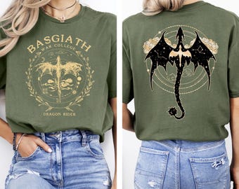 Fourth Wing T Shirt, Basgiath War College T-shirt, Basgiath War College Shirt, Fourth Wing T-shirt, Bookish Dragon Rider Shirt