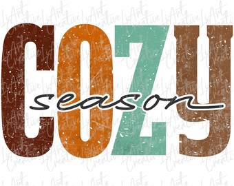 Saison douillette PNG, Design douillet par sublimation, Thanksgiving Png, Design sublimation automne, Png automne, Halloween png, Sublimation automne, Automne mignon
